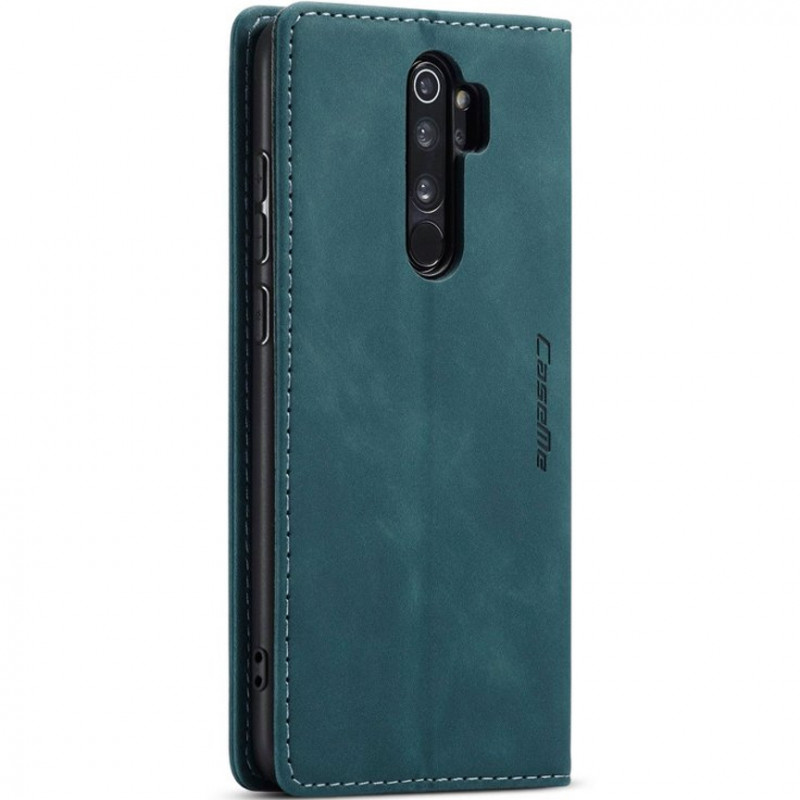 Кожаный чехол-книжка CaseMe Velvet Nubuck для Xiaomi Redmi Note 8 Pro (Green) в магазине vchehle.ua