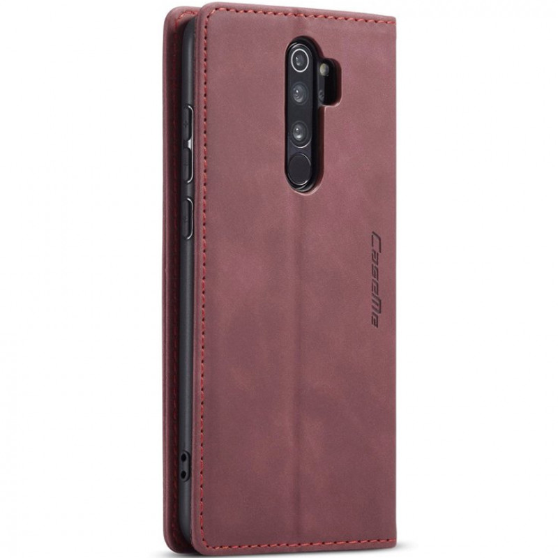 Кожаный чехол-книжка CaseMe Velvet Nubuck для Xiaomi Redmi Note 8 Pro (Red) в магазине vchehle.ua