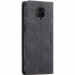 Кожаный чехол-книжка CaseMe Velvet Nubuck для Xiaomi Redmi Note 9s / Note 9 Pro / Note 9 Pro Max (Black) в магазине vchehle.ua