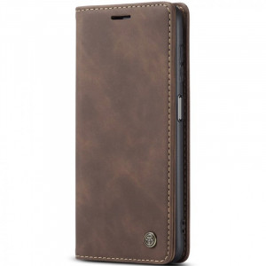 Кожаный чехол-книжка CaseMe Velvet Nubuck для Xiaomi Redmi Note 9 Pro