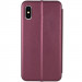Фото Шкіряний чохол-книжка Classy на Apple iPhone X / XS (5.8") (Бордовий) на vchehle.ua