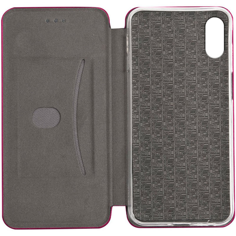 Фото Шкіряний чохол-книжка Classy на Apple iPhone X / XS (5.8") (Бордовий) в маназині vchehle.ua