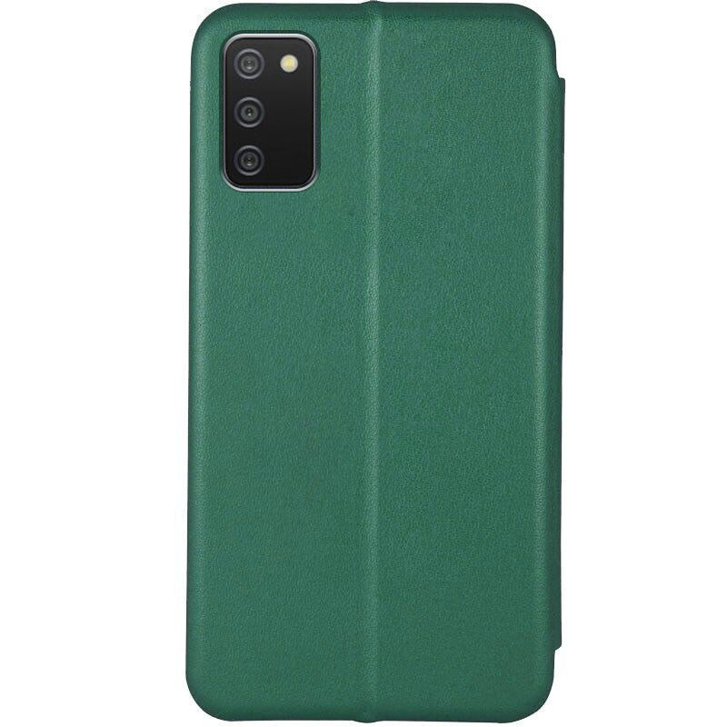 Фото Шкіряний чохол-книжка Classy на Samsung Galaxy A03s / A02s (Зелений) на vchehle.ua