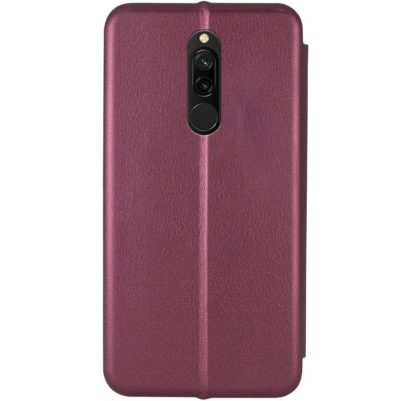 Фото Шкіряний чохол-книжка Classy на Xiaomi Redmi 8 (Бордовий) на vchehle.ua