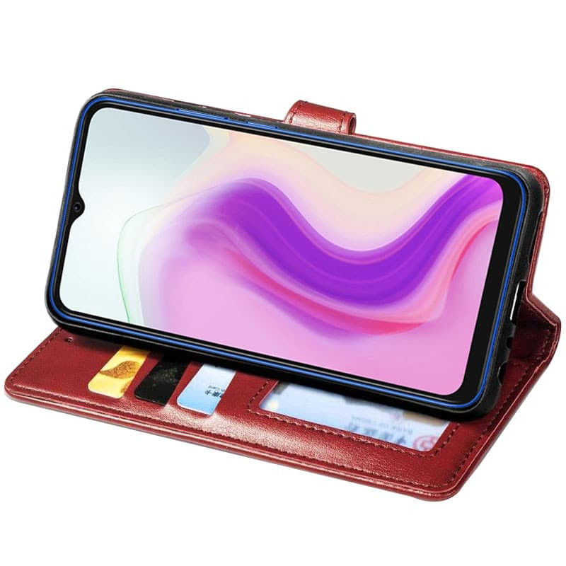 Фото Кожаный чехол-книжка GETMAN Gallant (PU) для Xiaomi Redmi 5 Plus / Redmi Note 5 (Single Camera) (Красный) на vchehle.ua
