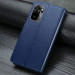 Замовити Шкіряний чохол-книжка GETMAN Gallant (PU) для Xiaomi Redmi Note 10 / Note 10s (Синій) на vchehle.ua