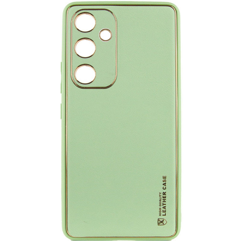 Шкіряний чохол Xshield на Samsung Galaxy S23 FE (Зелений / Pistachio)