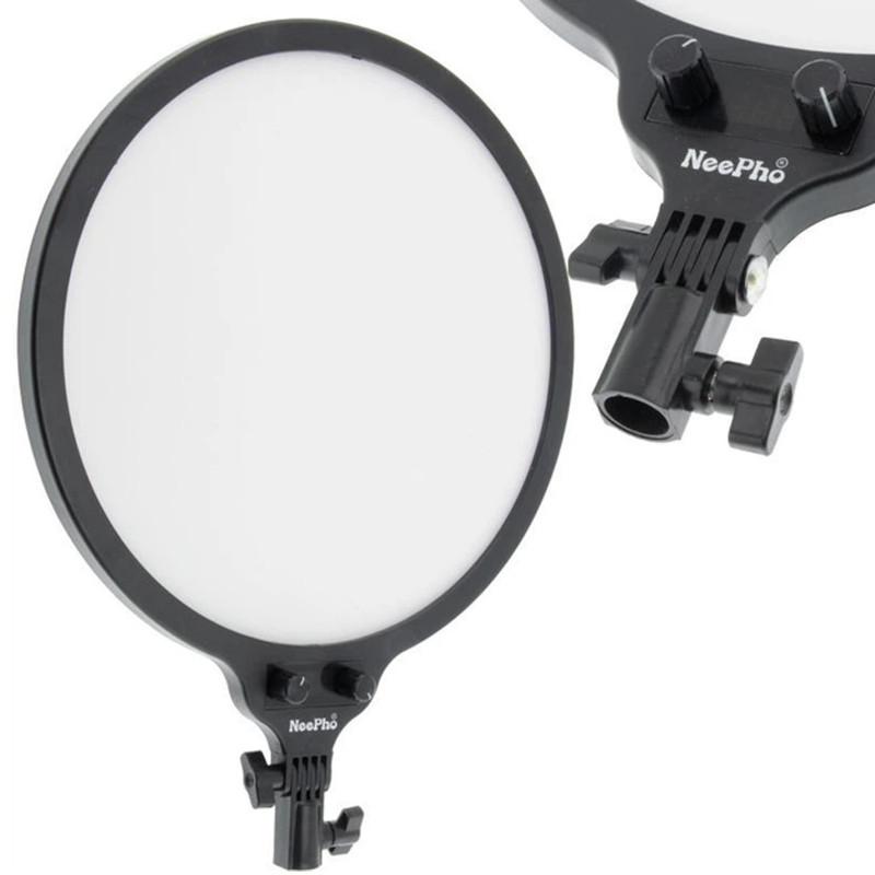 Фото Лампа LED Neepho NP-33 кругла (для штатива 33 см) (Black) на vchehle.ua