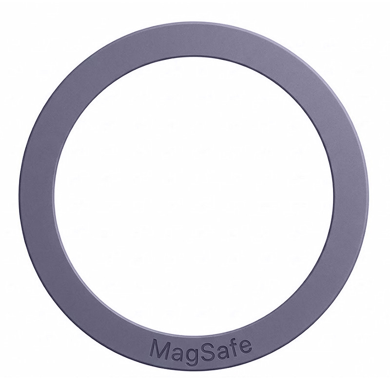 Металеве кільце Silicone Magnetic Safe (Lavender Grey)