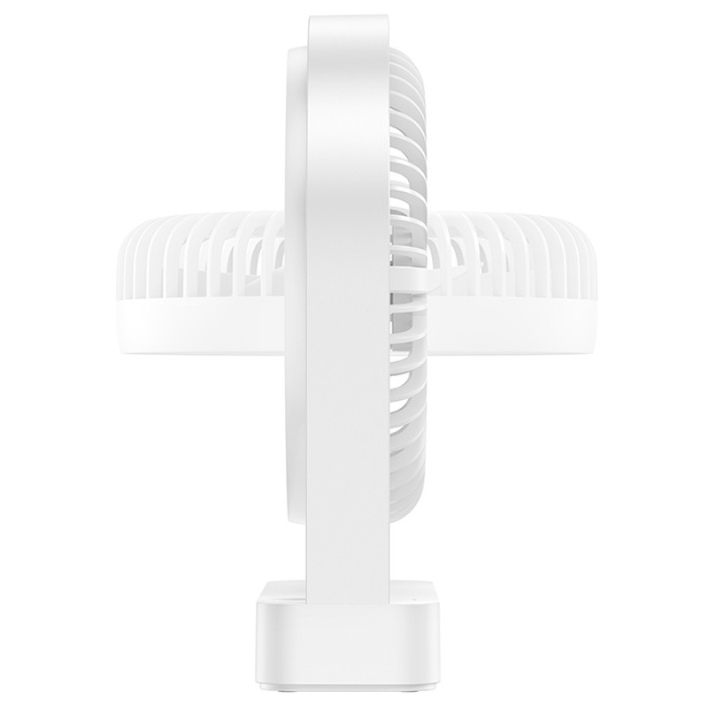 Настільний вентилятор Hoco HX65 ultra-thin desktop fan 2000 mAh (White) в магазині vchehle.ua