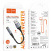 Купить Переходник Hoco LS36 Fresh USB to 3,5 AUX (Black) на vchehle.ua