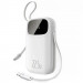 Power Bank Baseus 10000 mAh EnerFill FC31 PD22.5W with cables  (PPQD3) (Moon White)