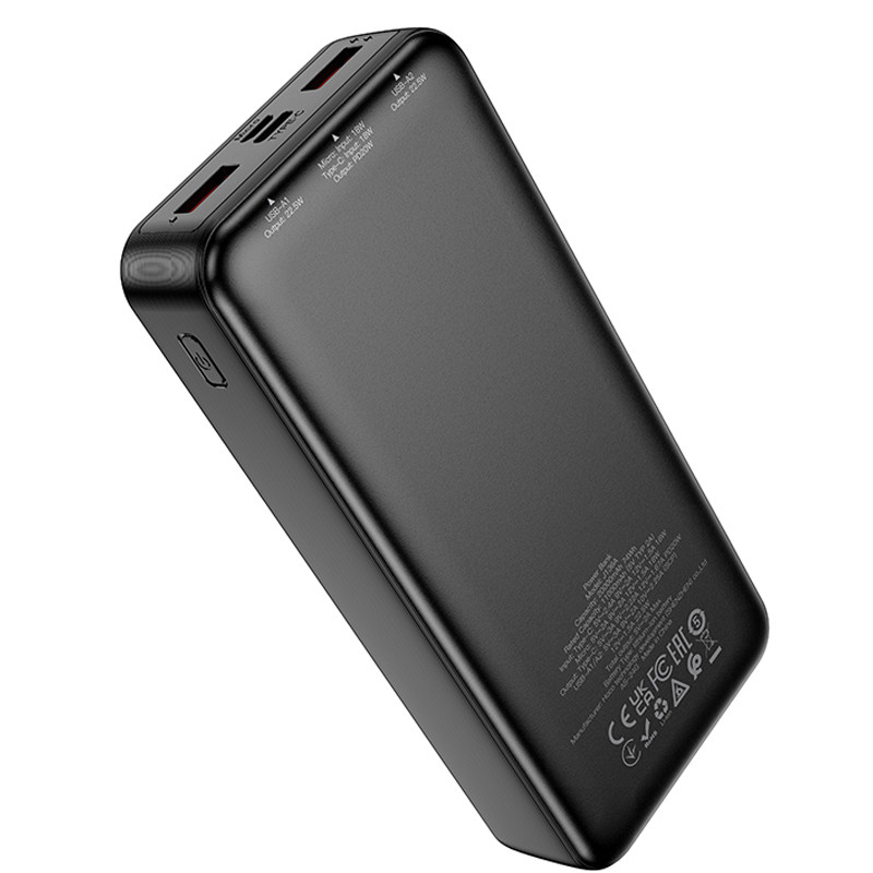 Power Bank Hoco 20000 mAh J136A Sirui 22.5W+PD20W (Black) в магазине vchehle.ua