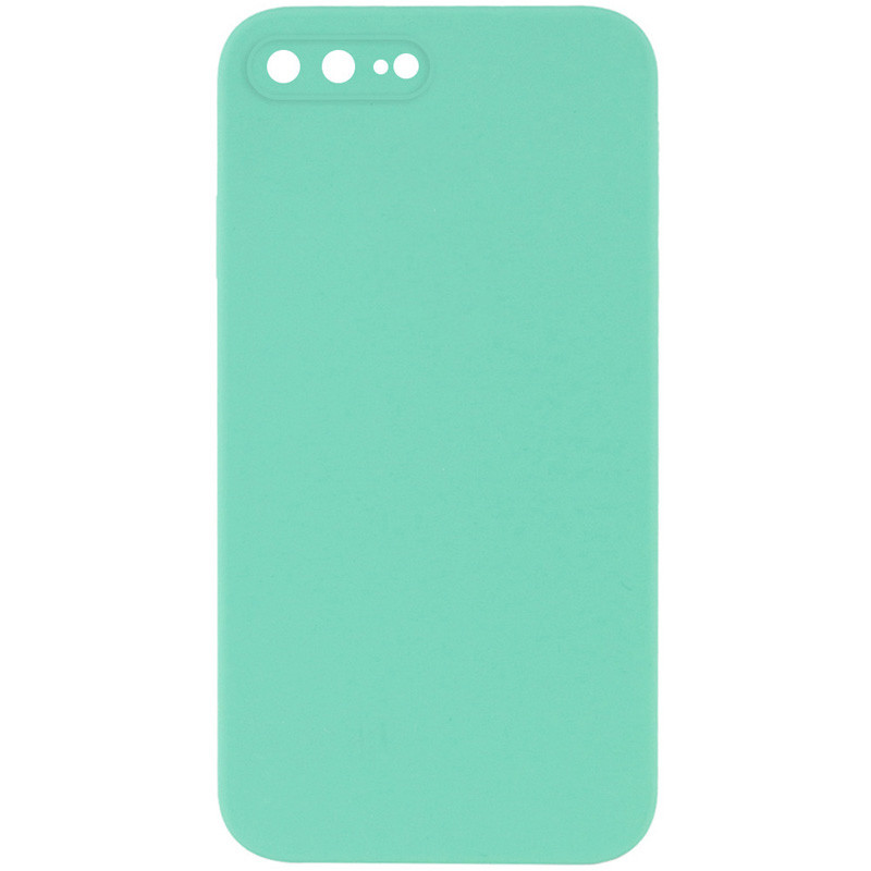 Чехол Silk Square Full Camera Protective (AA) NO LOGO для Apple iPhone 7 plus/8 plus (5.5") (Бирюзовый / Turquoise)