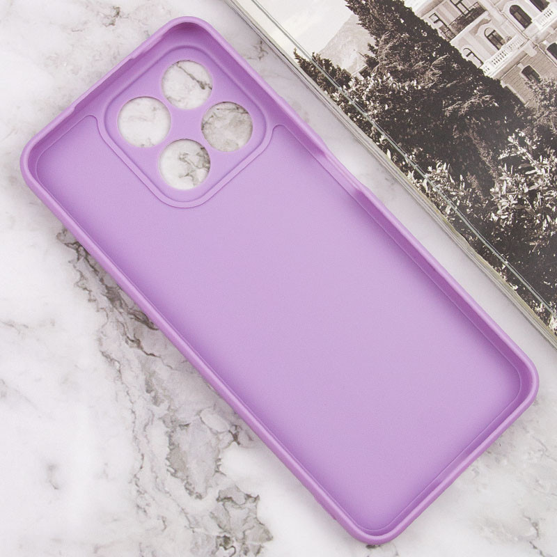 Фото Силіконовий чохол Candy Full Camera на Huawei Honor X8a (Бузковий / Dasheen) в маназині vchehle.ua