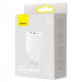 Купити МЗП Baseus Compact Quick Charger PD30W+QC3.0 (2USB-A/1C) (CCXJ-E) (Білий) на vchehle.ua