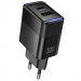СЗУ Hoco CS112A Lounge PD30W+QC3.0 (1USB-A/1C) (Black)