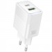СЗУ Hoco CS112A Lounge PD30W+QC3.0 (1USB-A/1C) (White)