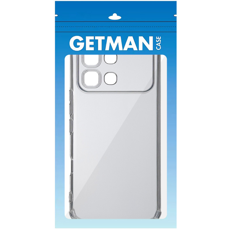 Фото TPU чехол GETMAN Ease logo усиленные углы Full Camera для Infinix Note Edge (Бесцветный (прозрачный)) в магазине vchehle.ua