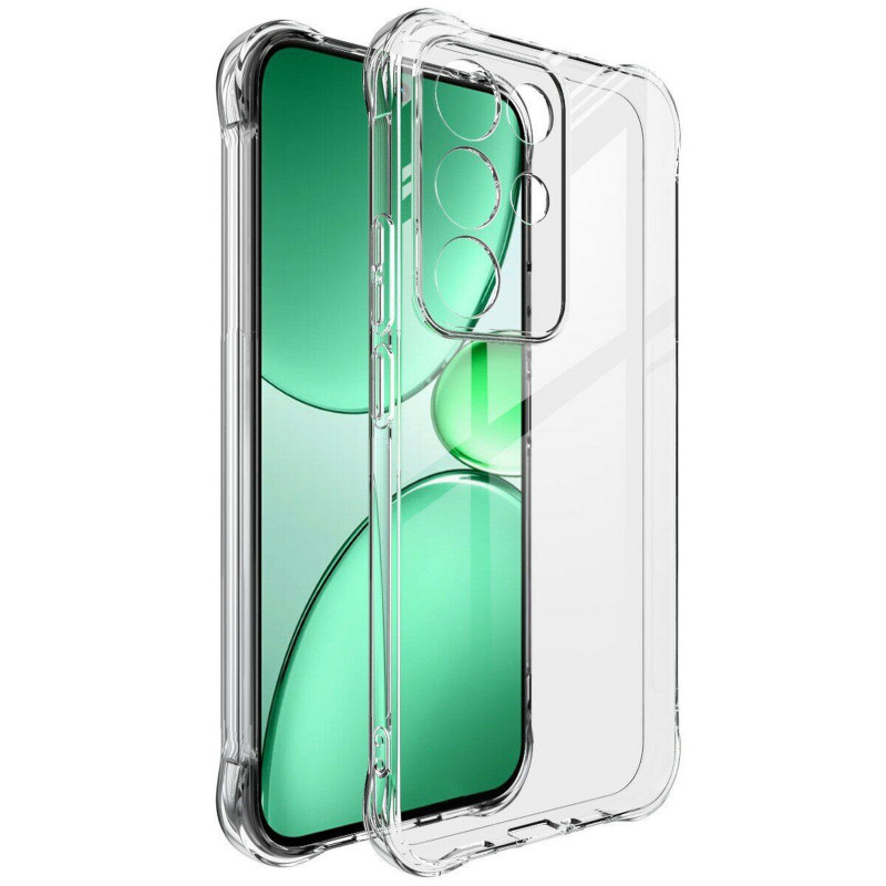 TPU чехол GETMAN Ease logo усиленные углы Full Camera для Realme C85 (Бесцветный (прозрачный))