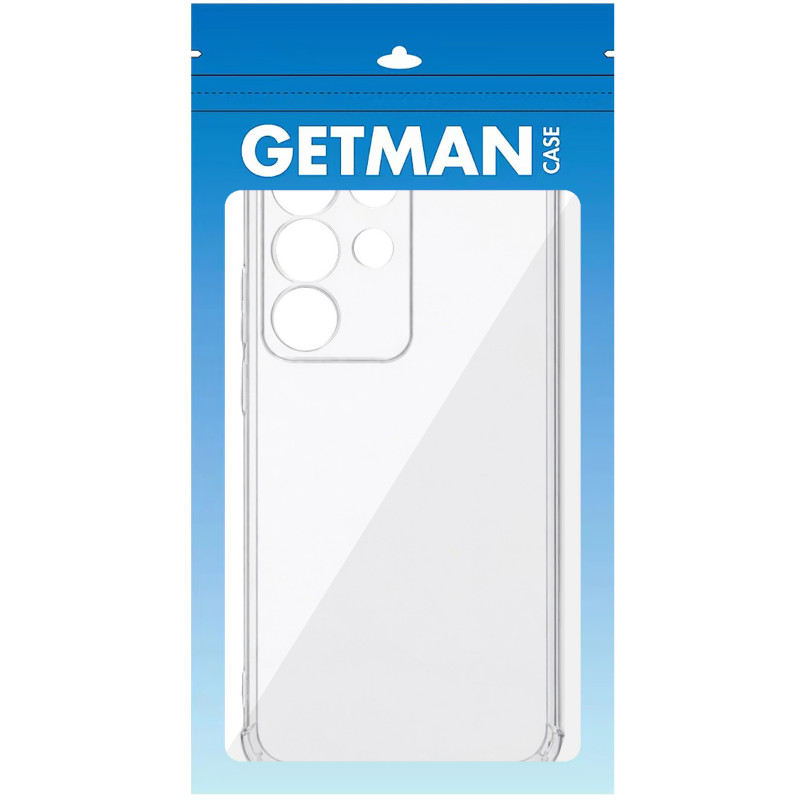 Фото TPU чехол GETMAN Ease logo усиленные углы Full Camera для Realme C85 (Бесцветный (прозрачный)) в магазине vchehle.ua