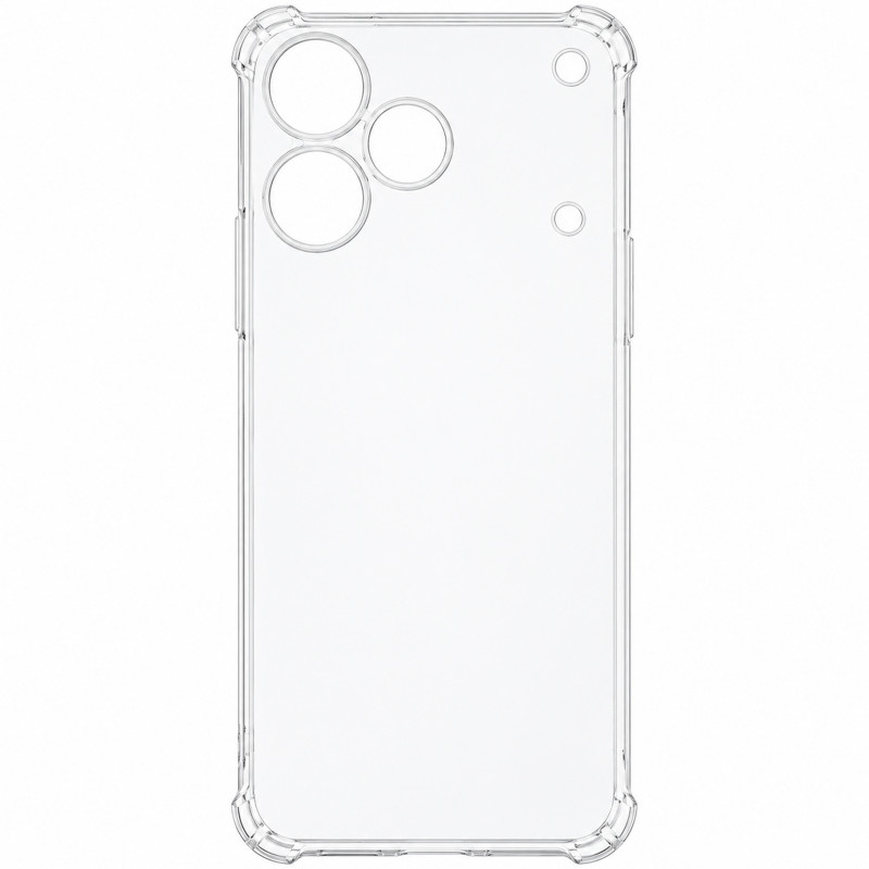 TPU чехол GETMAN Ease logo усиленные углы Full Camera для Realme Note 80 (Бесцветный (прозрачный))