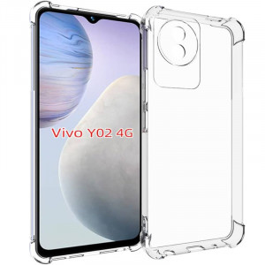 TPU чохол GETMAN Ease logo посилені кути Full Camera на Vivo Y02