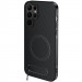 TPU+PC чохол Carbon Kickstand Magnetic Case на Samsung Galaxy S26 Ultra (Black)