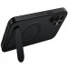 Фото TPU+PC чохол Carbon Kickstand Magnetic Case на Samsung Galaxy S26 Ultra (Black) на vchehle.ua