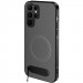 TPU+PC чохол Carbon Kickstand Magnetic Case на Samsung Galaxy S26 Ultra (Grey)