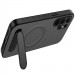 Фото TPU+PC чохол Carbon Kickstand Magnetic Case на Samsung Galaxy S26 Ultra (Grey) на vchehle.ua