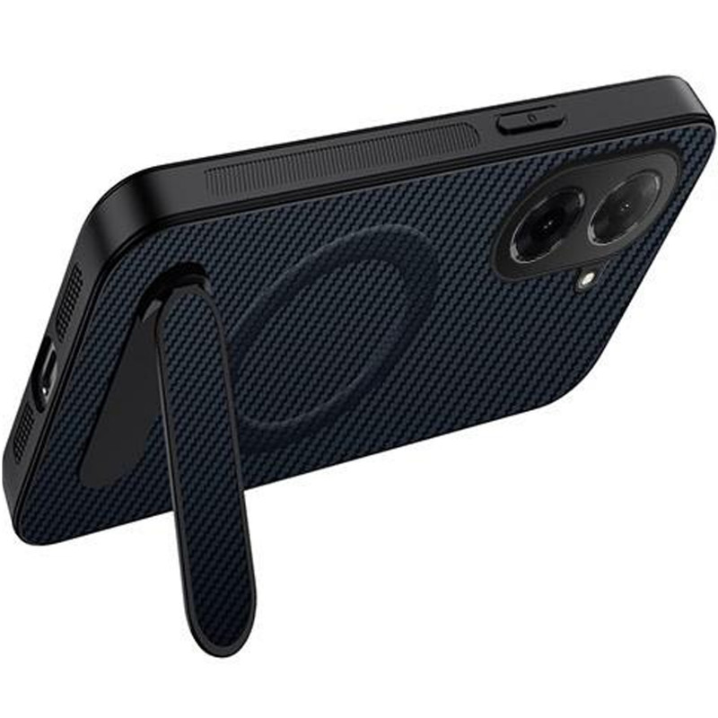 Фото TPU+PC чохол Carbon Kickstand Magnetic Case на Xiaomi Redmi A5 (Sapphire blue) на vchehle.ua