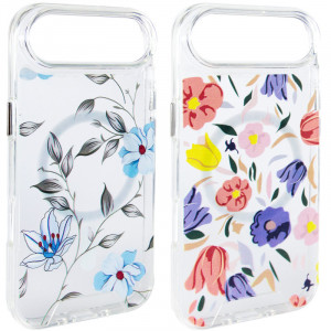 TPU+PC чохол Clear Garden with Magnetic Safe на Apple iPhone 17 Air (6.5")