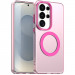 Фото TPU+PC чохол Epik Hybrid Magnetic Safe Case на Samsung Galaxy S26 Ultra (Pink) на vchehle.ua