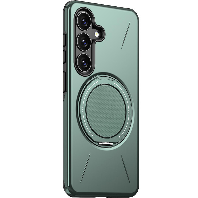 TPU+PC чохол Kalebol Magnetic Case на Samsung Galaxy A18 / A17 (Grey Green)