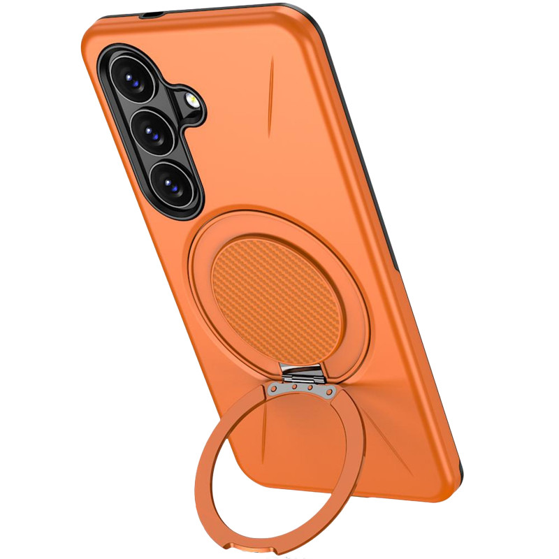 Фото TPU+PC чохол Kalebol Magnetic Case на Samsung Galaxy A18 / A17 (Orange) в маназині vchehle.ua