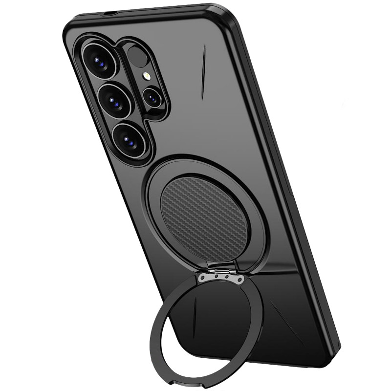 Фото TPU+PC чохол Kalebol Magnetic Case на Samsung Galaxy S26 Ultra (Black) в маназині vchehle.ua