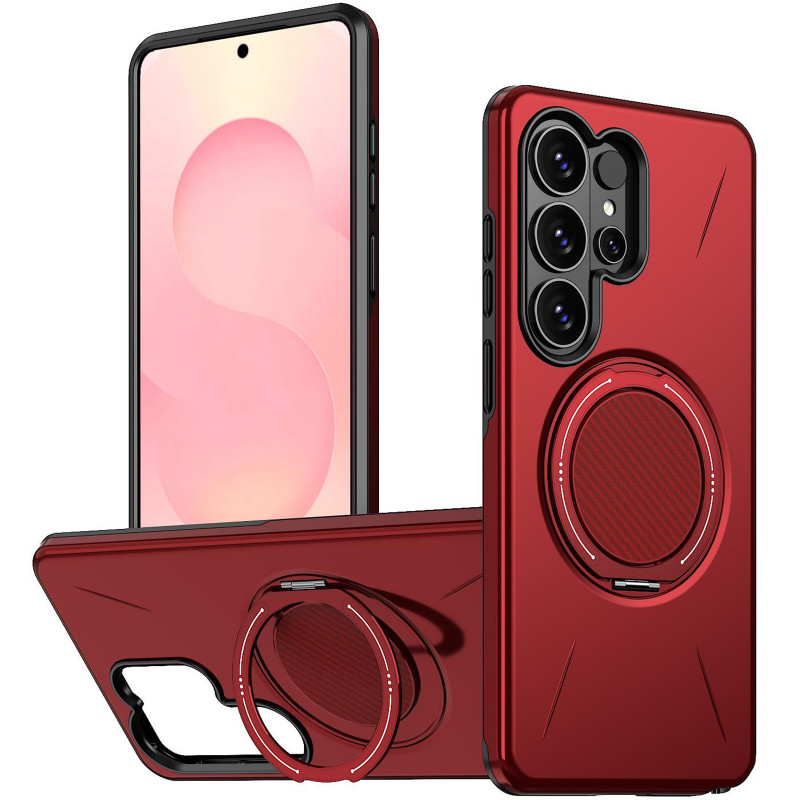 Фото TPU+PC чохол Kalebol Magnetic Case на Samsung Galaxy S26 Ultra (Red) на vchehle.ua