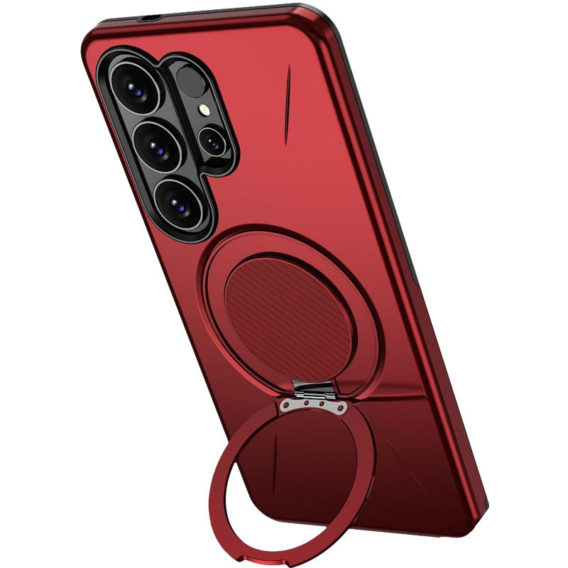 Фото TPU+PC чохол Kalebol Magnetic Case на Samsung Galaxy S26 Ultra (Red) в маназині vchehle.ua