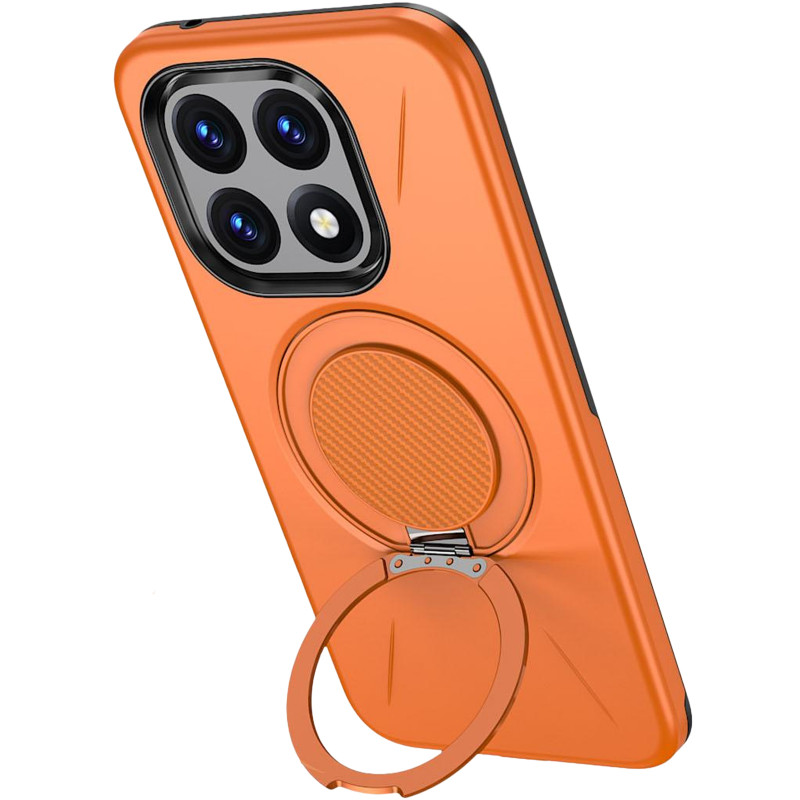 Фото TPU+PC чохол Kalebol Magnetic Case на Xiaomi 15T (Orange) в маназині vchehle.ua