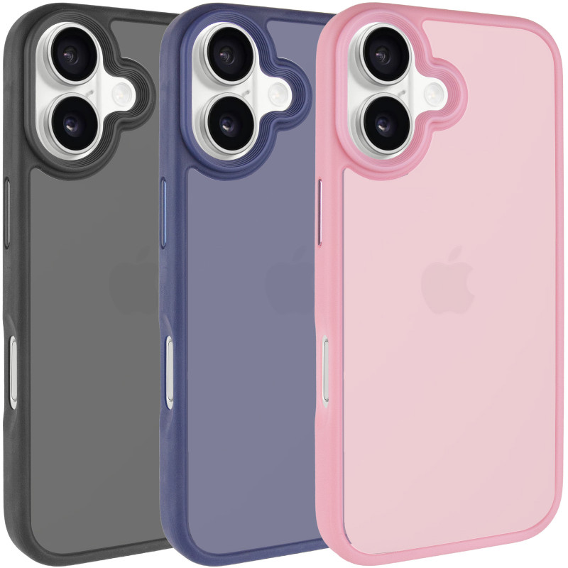 TPU+PC чохол Metal Buttons на Apple iPhone 17 (6.3")
