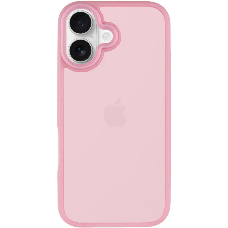 Фото TPU+PC чохол Metal Buttons на Apple iPhone 17 (6.3") (Рожевий / Pink) на vchehle.ua