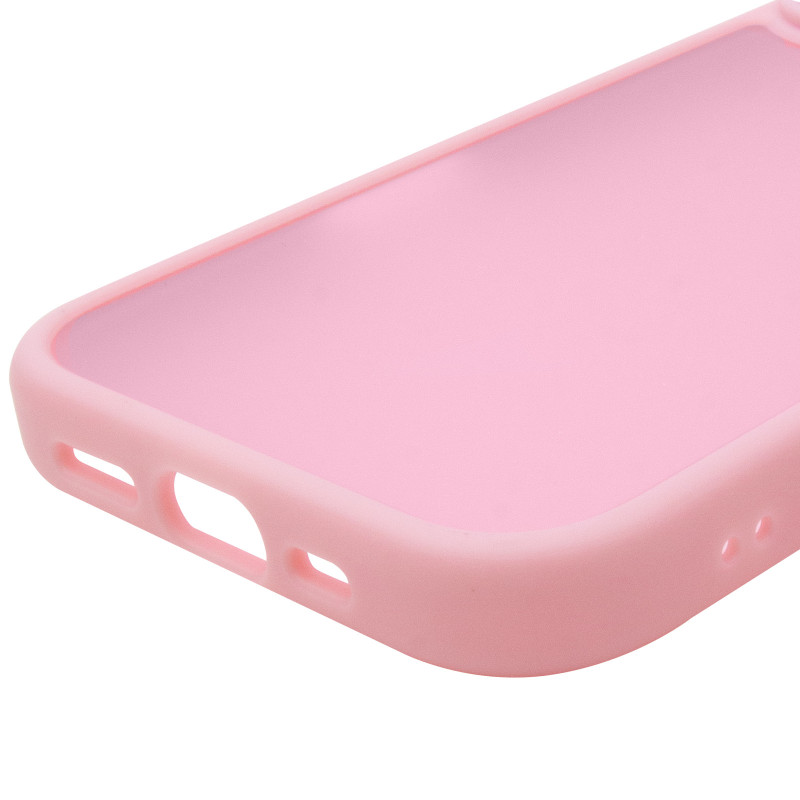 Купити TPU+PC чохол Metal Buttons на Apple iPhone 17 (6.3") (Рожевий / Pink) на vchehle.ua