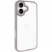 TPU+PC чохол Metal Buttons на Apple iPhone 17 (6.3") (Сірий / Grey)