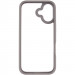 Фото TPU+PC чохол Metal Buttons на Apple iPhone 17 (6.3") (Сірий / Grey) в маназині vchehle.ua