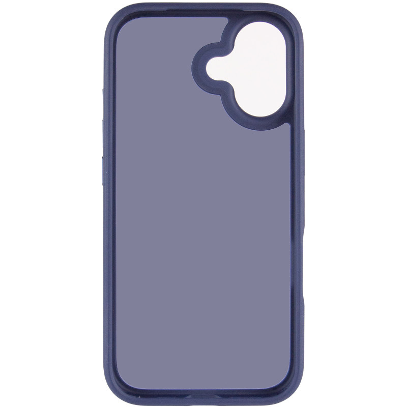 Фото TPU+PC чохол Metal Buttons на Apple iPhone 17 (6.3") (Синій / Navy Blue) в маназині vchehle.ua