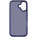 Фото TPU+PC чохол Metal Buttons на Apple iPhone 17 (6.3") (Синій / Navy Blue) в маназині vchehle.ua