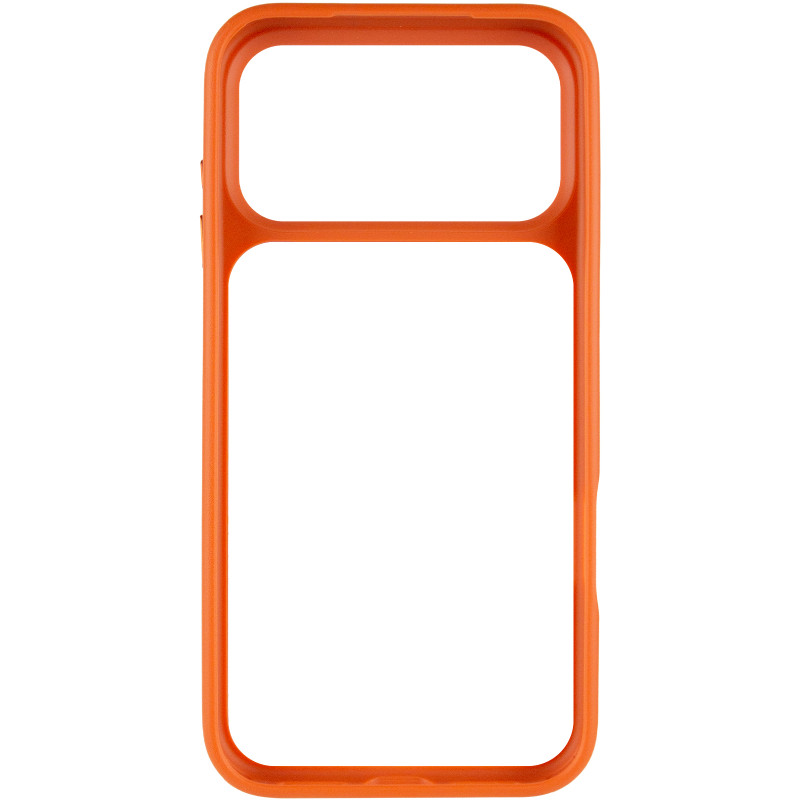 Фото TPU+PC чехол Metal Buttons для Apple iPhone 17 Pro (6.3") (Оранжевый / Orange) в магазине vchehle.ua