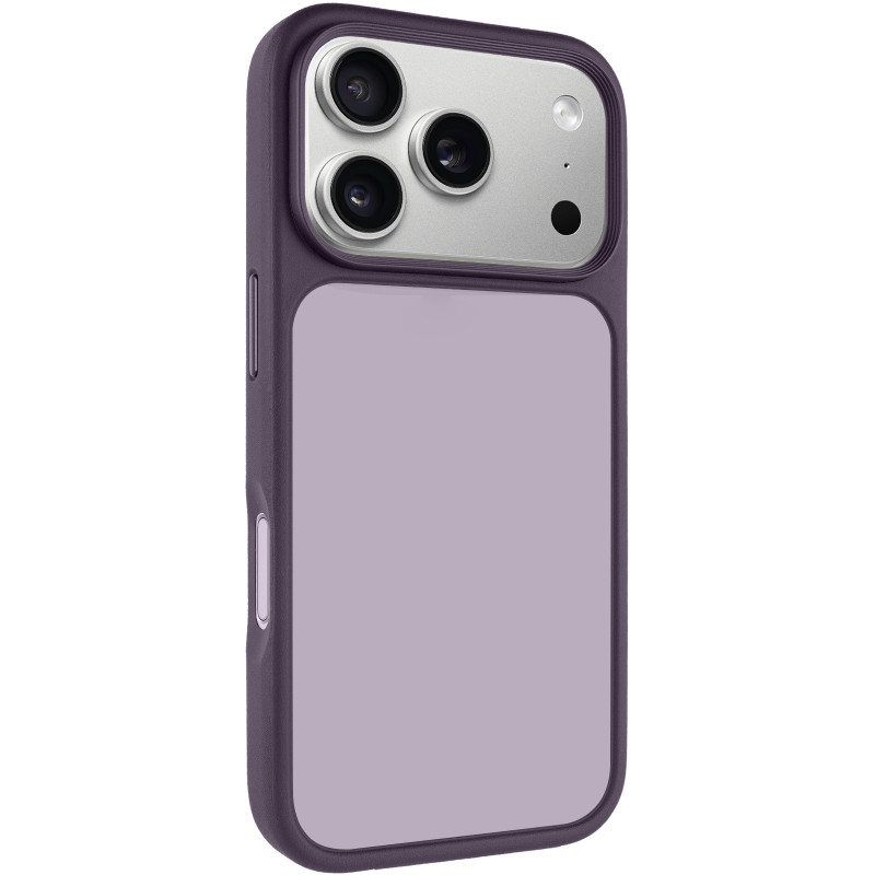 TPU+PC чохол Metal Buttons на Apple iPhone 18 Pro / 17 Pro (6.3") (Бордовий / Deep Cherry)