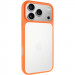 TPU+PC чохол Metal Buttons на Apple iPhone 18 Pro / 17 Pro (6.3") (Помаранчевий / Orange)